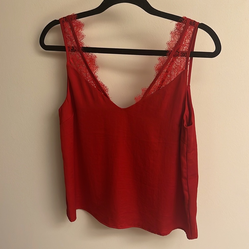Satin Red H&M Tank - Picture 3 of 5